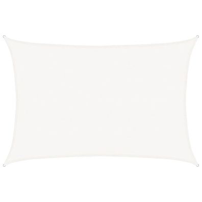 vidaXL Sonnensegel 5x7 m HDPE Weiß – Jetzt 30% reduziert!