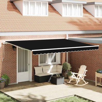 vidaXL Ersatzbespannung Sonnenschirm Schwarz 450x300 cm – 30% Rabatt