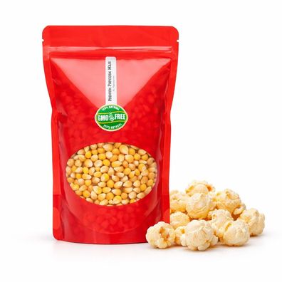Hopser Funfood Cinema Mushroom Popcornmais 1kg GMO-frei Runde Kugelflocke
