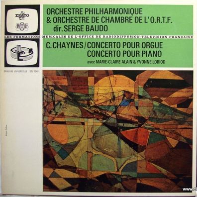Erato STU 70451 - Charles Chaynes - Concerto Pour Orgue / Concerto Pour Piano
