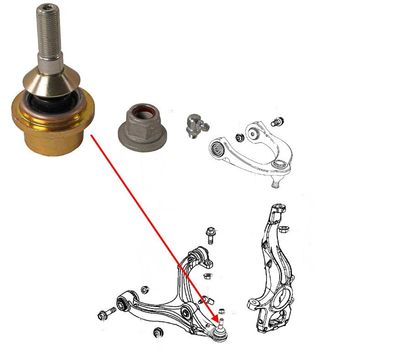 Traggelenk VA & HA unten Grand Cherokee Bj:11-21, Durango Bj:11-25