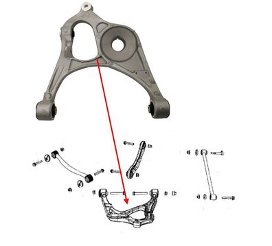 Querlenker HA links unten Grand Cherokee Bj:11-21, Durango Bj:11-25