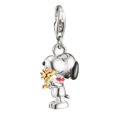 Thomas Sabo Schmuck Charm-Anhänger Snoopy mit Woodstock Freunde Peanuts Connect 2228
