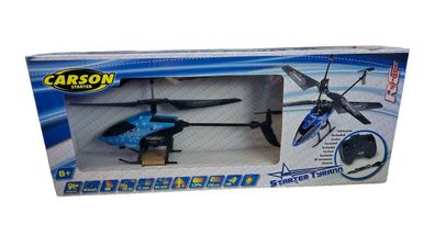 CARSON Starter Tyrann 230 IR 2Ch RTF cyan, ferngesteuerter Helikopter