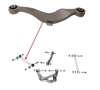 Querlenker HA links unten vorne Grand Cherokee Bj:16-21 (nur für Modelle mit Luftf