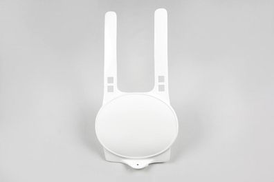 Startnummerntafel number plate cover passt an Ktm Mx 125 250 390 80-82 weiß