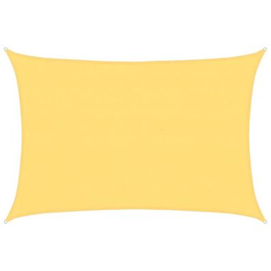 vidaXL Sonnensegel 4x5 m beige HDPE – Jetzt 30% günstiger!