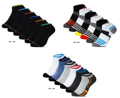 Neu 6 paar Sneaker Socken Herren Damen Sport u. Freizeitsocken Gr. 35 - 46