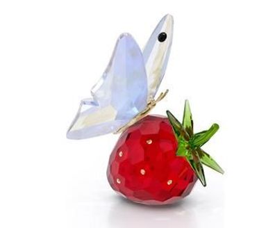 Swarovski Idyllia: Chmetterling UND Erdbeere Neuheit 2024 5666846 9009656668467