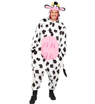 Overall Kuh Kostüm weiß