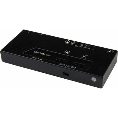 Startech. Com 2x2 Hdmi Matrix Switch With Automatic And Priority Switching 1080p