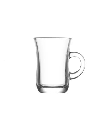 LAV Yudum 6er Teegläser-Set mit Henkel 95 ml - Ergonomisch & Stilvoll