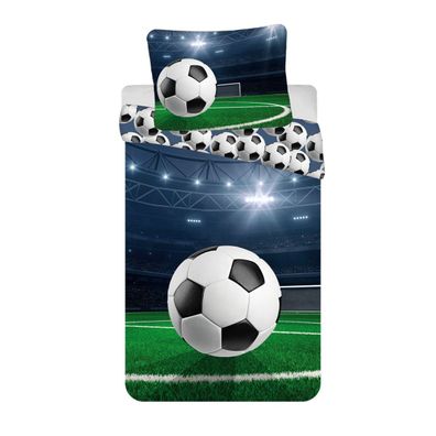 Jerry Fabrics Football Bettwäsche set 100% Baumwolle 140x200 + 70x90 cm