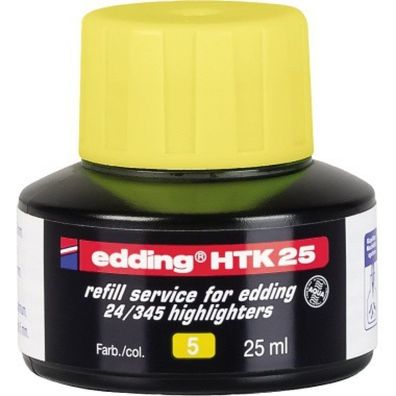 edding Nachfülltusche HTK25 4-HTK25005 2 Flasche gelb 25ml