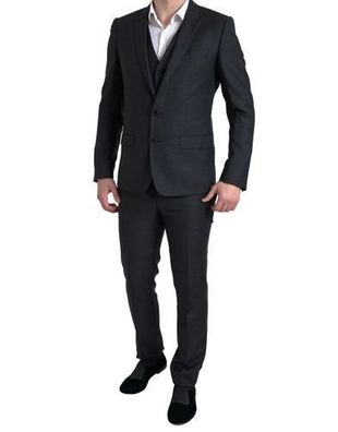 Dolce & Gabbana Black 3 Piece Single Breasted Martini Suit
