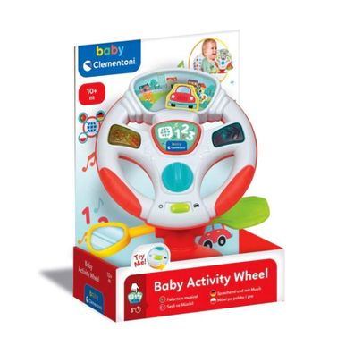 Interaktives, sprechendes Lenkrad Polnisch und Deutsch Sprache Clementoni 17533