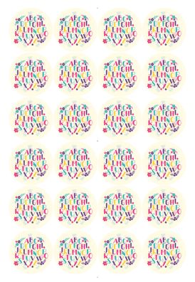 MotivOblaten Alphabet