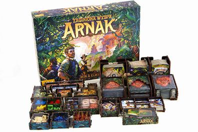 e-raptor - Sortiereinsatz für Die Verlorenen Ruinen von Arnak + Erweiterung mit UV L