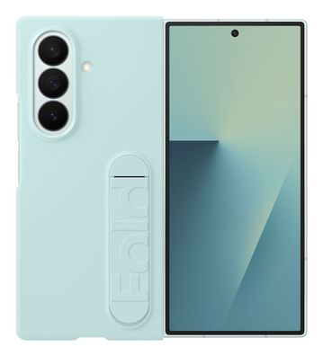 Samsung Silicone Case für Galaxy Fold7 Light Cyan