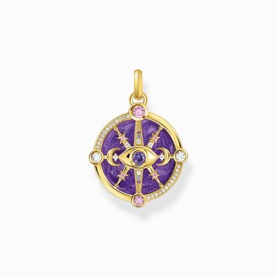 Thomas Sabo - PE956-565-13 - Anhänger - Damen - 925er Silber gelbvergoldet - Auge