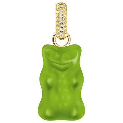 Thomas Sabo - PE967-414-6 - Anhänger - 925er Silber - Damen - Goldbär grün