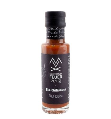 Geschenk Bio-Chilisauce „Bhut Jolokia“ Schärfegrad 10 von 12