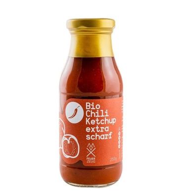 Geschenk Bio Chili-Ketchup „extra scharf“ Schärfegrad 8 von 12