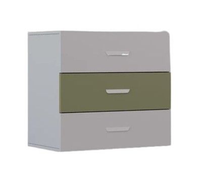 Kleine Kommode LUMI 3S, Stauraumkommode, Schubladen, ideboard