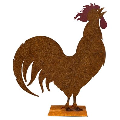 Rost Deko Gockel Sam - eine majestätische Erscheinung!