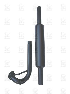 Schalldämpfer-Krümmer-Set für IHC / Mc Cormick, neu