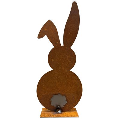 Rost Deko Häschen Knickohr - charmante Dekoration für fröhliche Laune!