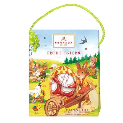 Niederegger Oster-Täschchen mit Marzipan-Eiern