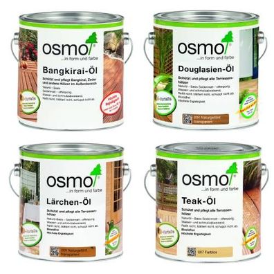 OSMO Terrassenöl versch. Farben 3,0 L