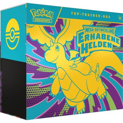 Pokemon Karten TCG Mega-Entwicklung Erhabene Helden Top-Trainer Box (deutsch)