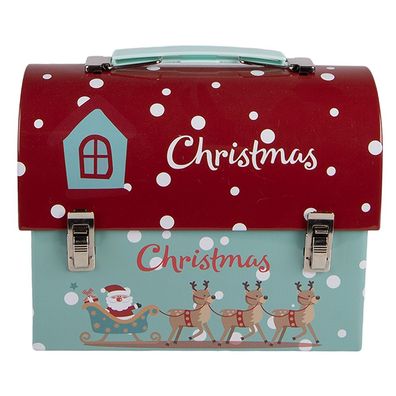 Clayre & Eef Spardosen 17x8x14 cm Grün Metall (Gr. 17x8x14 cm)