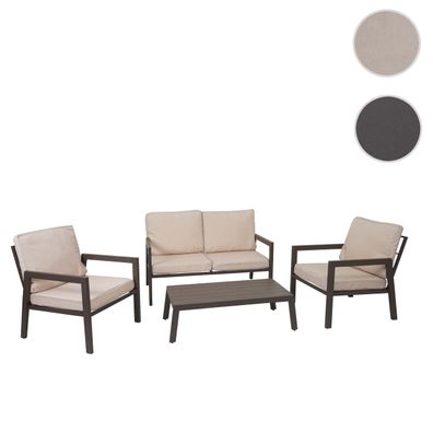 Garnitur HWC-L64, Gartenlounge Gartengarnitur Lounge-Set Sitzgruppe Sofa, Metall
