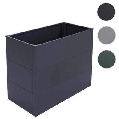 Hochbeet HWC-P64, Metallhochbeet Gemüse-/Pflanzbeet Blumenkasten Pflanzkübel Garten