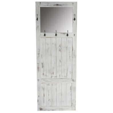 Garderobe Wandgarderobe 180x65x7cm, Shabby-Look, Vintage