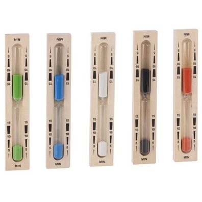 Sauna Sanduhr 15 min in 4 Farben | Saunazubehör Sauna Sanduhr * made in Germany