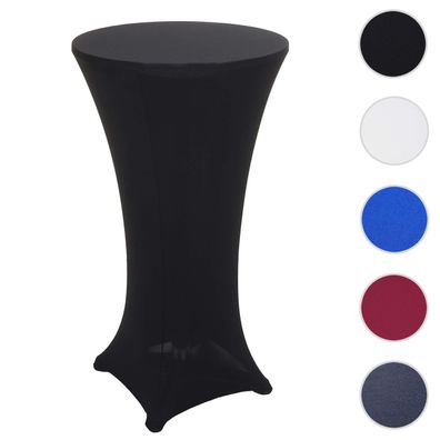Stehtischhusse HWC-J30, Tischhusse Husse Bezug Überzug, Stretch Ø 60cm
