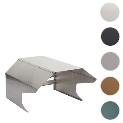 Mähroboter-Garage HWC-L43, Dach Unterstand für Rasenmäher, Metall 40x59x69cm