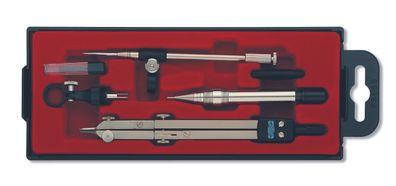 KOH Zirkelkasten 6 teilig Schulzirkel Set 3