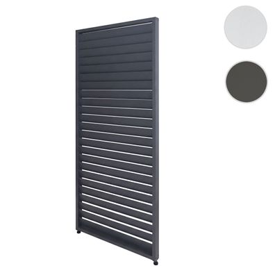 Lamellenwand für Pergola HWC-P65, Modul Paneel Seitenwand, Aluminium 220x90cm