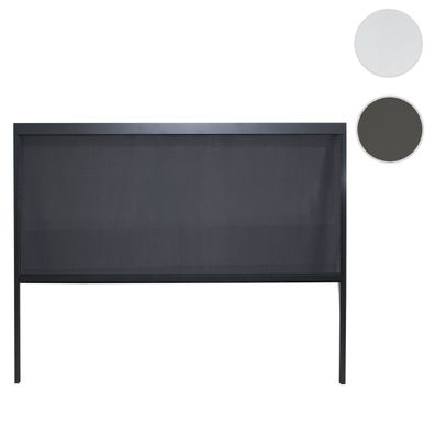 Seitenwand für Pergola HWC-P65, Pavillon Rollo, Sichtschutz Stoff sturmfest 3x3m