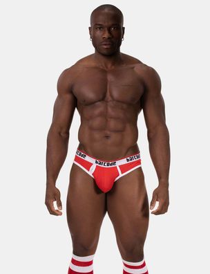 barcode Berlin - Brief KAI rot-weiß Gr. XS S Herren Slip sexy gay 91732/301