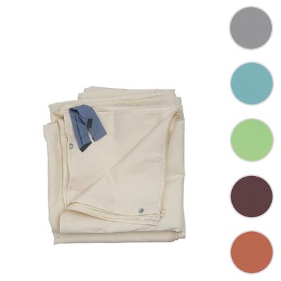 4er-Set Seitenwand für Pergola Cadiz, Ersatzseitenwand Pavillon 4x4m, Polyester