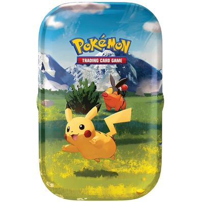Mega-Entwicklung Erhabene Helden Pikachu & Floink Mini Tin (deutsch) Pokemon TCG