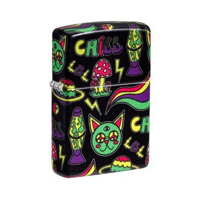 Zippo Benzin-Feuerzeug color 540°, Glow in the Dark green, unbefüllt 60007735