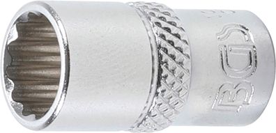 BGS-10779 Steckschlüssel-Einsatz Zwölfkant Antrieb Innenvierkant 6,3 mm (1/4") SW 9 m