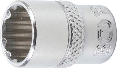 BGS-10782 Steckschlüssel-Einsatz Zwölfkant Antrieb Innenvierkant 6,3 mm (1/4") SW 12